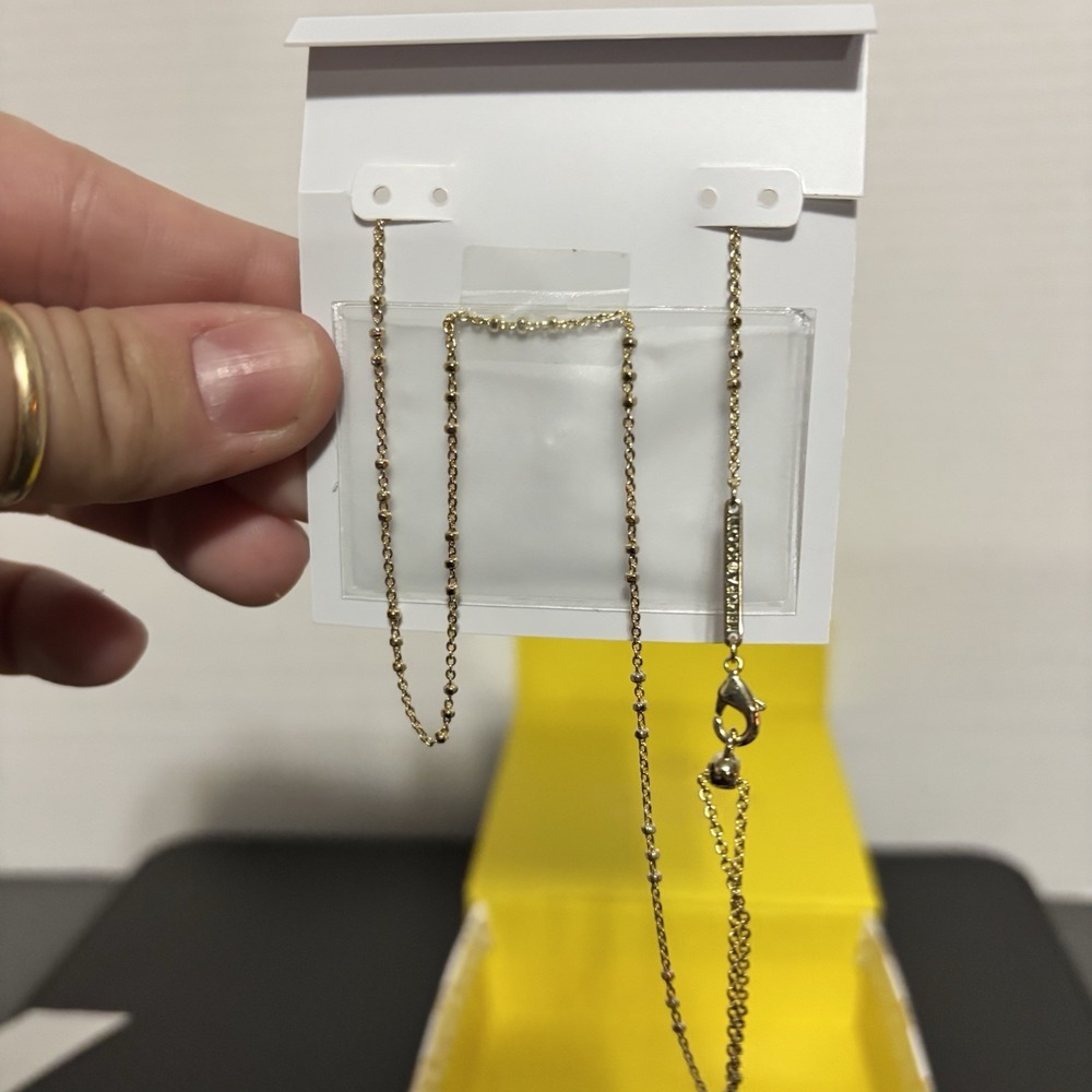 Kendra Scott Piper Pendant Necklace Gold Blue Lapis NWT $65    POUCH And Box - Picture 7 of 9